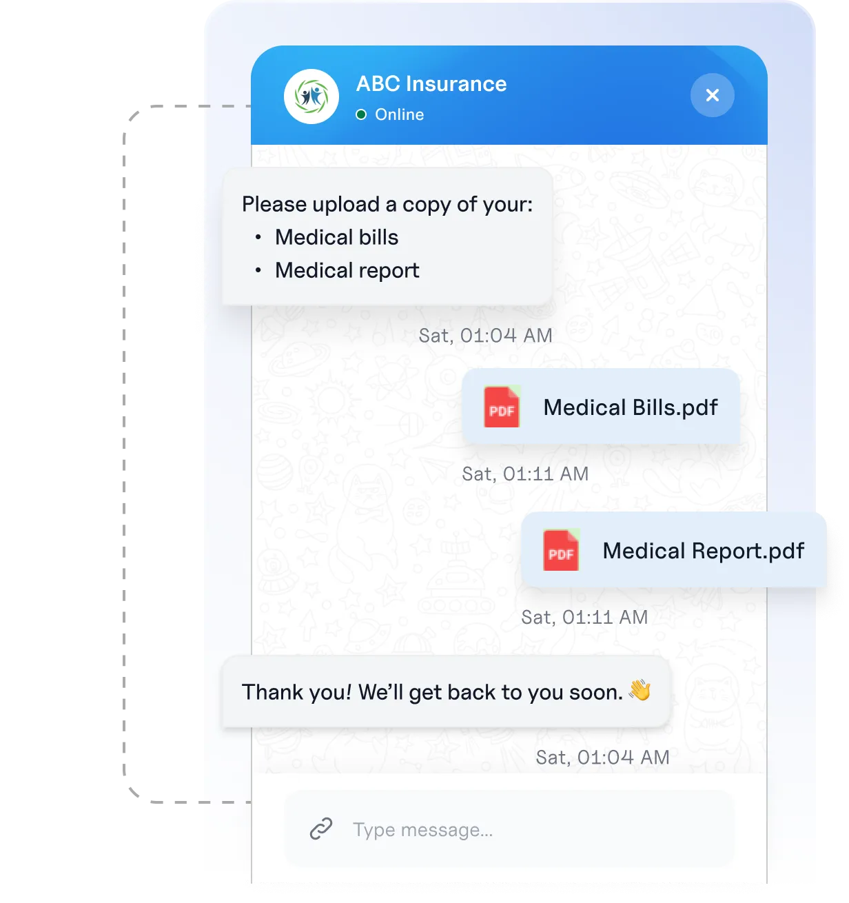 Hero illustration for AI Insurance page