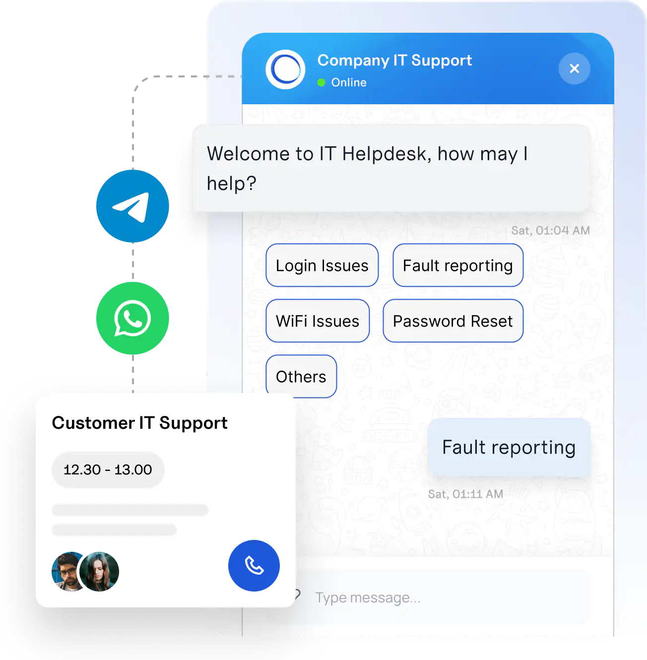 Mockup illustration related to business interface