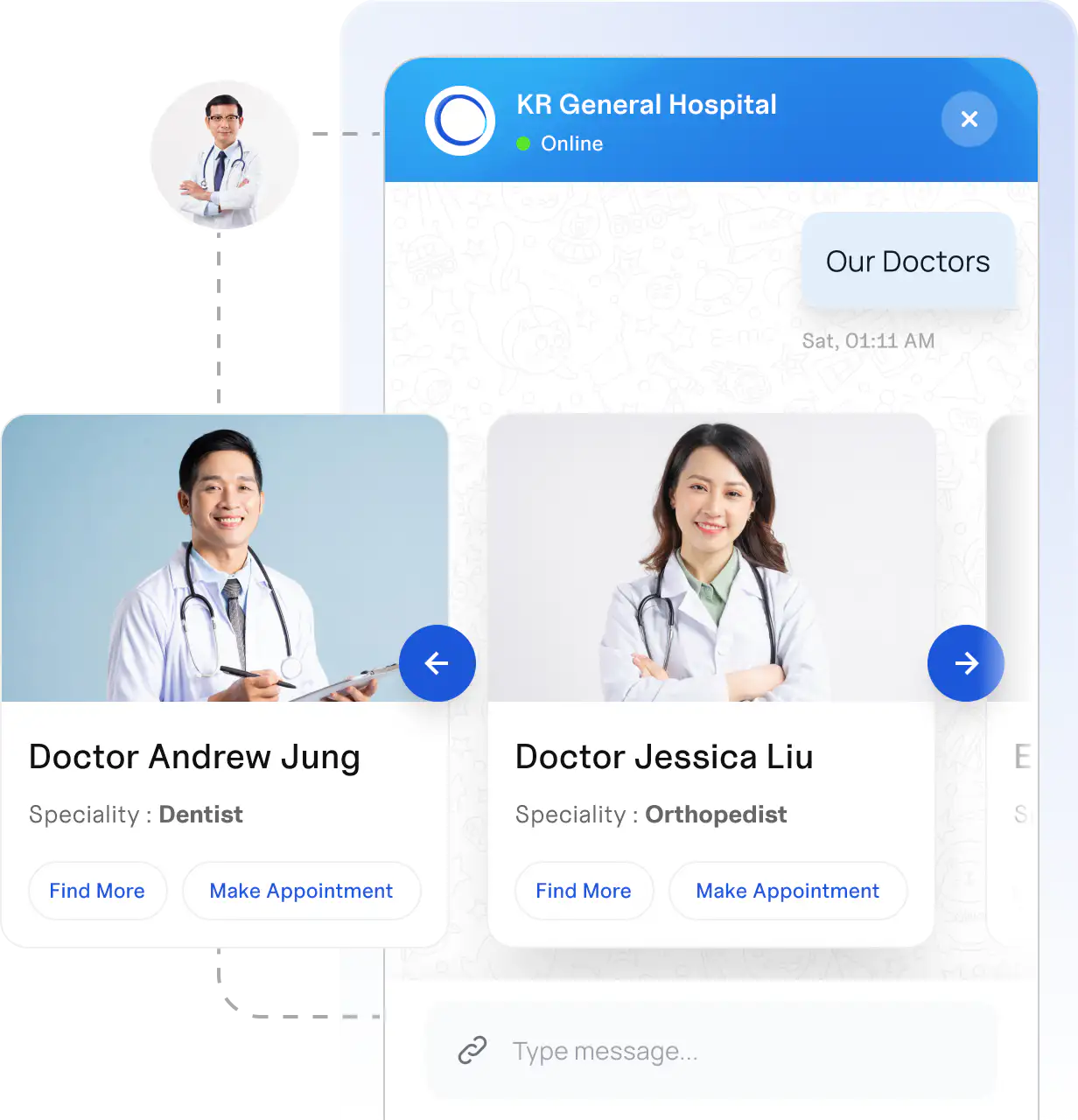 Hero image of healthcare page